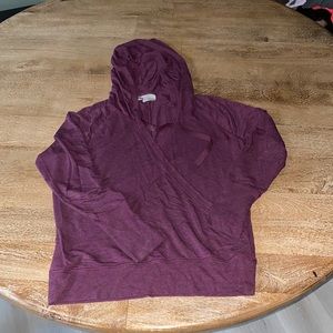 Athleta cross cross hooded sweatshirt
